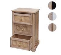 Mendler Commode rotin scandinave - Naturel
