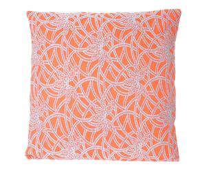 Mendler Deko-Kissen Barock - 45x45 cm - Orange