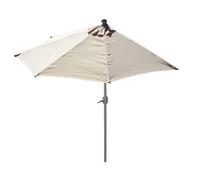 Mendler Demi-parasol déporté - Crème