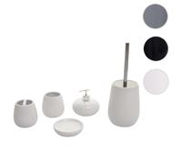 Mendler Ensemble salle de bain 5 pcs - Blanc