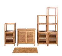 Mendler Ensemble salle de bain bambou - Marron