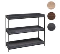 Mendler Étagère bois moderne - Gris foncé