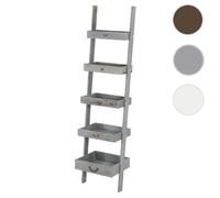 Mendler Étagère bois vintage - Gris