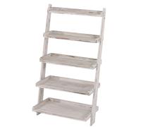 Mendler étagère colonne shabby chic - Blanc