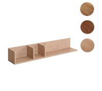 Mendler Étagère Murale HWC-M48 Mango Massif 20x120x21cm Beige