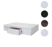 Mendler Étagère murale bois - Blanc