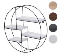 Mendler Étagère murale bois - Blanc
