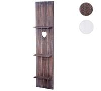 Mendler Étagère murale vintage 3 niveaux - Marron