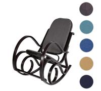 Mendler Fauteuil à bascule - Gris