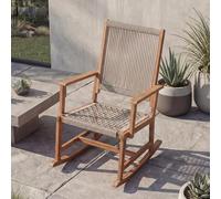 Lot de 1 chaise longue GENERIQUE H. 92 cm L. 44 cm en bois massif non pliable bois
