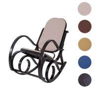 Mendler Fauteuil à bascule relaxation - Beige