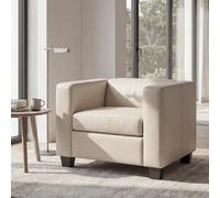 Mendler Fauteuil club Lille - Blanc