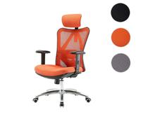 Mendler Fauteuil de bureau ergonomique - Orange