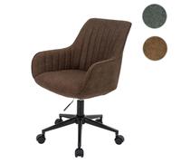 Mendler Fauteuil de bureau pivotant - Marron