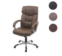 Mendler Fauteuil de bureau relax - Brun