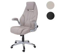 Mendler Fauteuil de bureau relax - Taupe