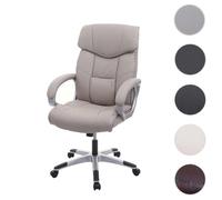 Mendler Fauteuil de bureau - Taupe