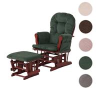 Mendler Fauteuil de relaxation - Vert