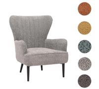 Mendler Fauteuil lounge rétro - Gris