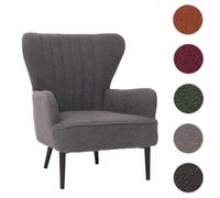 Mendler Fauteuil lounge rétro - Gris