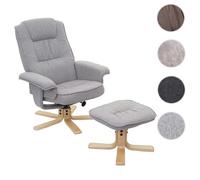 Mendler Fauteuil relax pivotant - Gris clair