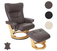 Mendler Fauteuil relax pivotant - Marron