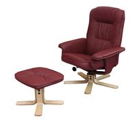 Mendler Fauteuil relax pivotant - Rouge