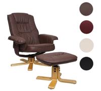 Mendler Fauteuil relax pivotant - Rouge