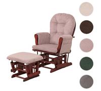 Mendler Fauteuil relax rocking chair - Rose