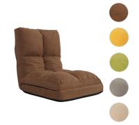 Fauteuil de sol HWC-N45 velours marron