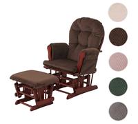 Mendler Fauteuil rocking chair - brun