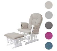 Mendler Fauteuil rocking chair - Crème