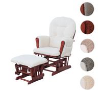 Mendler Fauteuil rocking chair - Crème