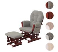 Mendler Fauteuil rocking - Gris