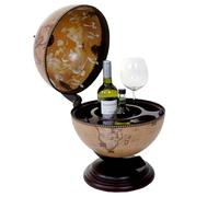 Mendler Globe terrestre décoratif - Marron