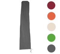 Mendler Housse de protection HWC pour parasol jusqu'à 3,5 m avec fermeture éclair Anthracite