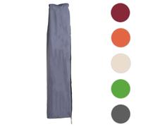 Housse de protection HWC pour parasol jusqu'à 4,3 m (3x3 m), housse de protection Cover avec fermeture éclair ~ bleu