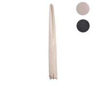 Housse De Protection Pour Parasol En Bois Florida 3m, Housse Cover Avec Cordon De Serrage Crème Gris