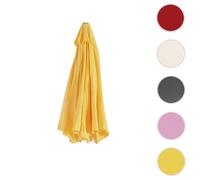 Mendler Housse de rechange pour parasol N23 2 x 3 m rectangulaire tissu 4,5 kg UV 50+ Jaune