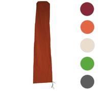 Mendler Housse de protection HWC pour parasol jusqu'à 3,5 m avec fermeture éclair terracotta