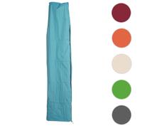 Mendler Housse de protection HWC pour parasol jusqu'à 3,5 m avec fermeture éclair Turquoise