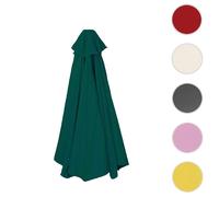 Mendler Housse de rechange pour parasol N23 2 x 3 m rectangulaire tissu 4,5kg UV 50+ Vert