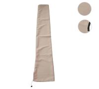 Housse De Protection Pour Parasol Jusqu'à 3m, Gaine De Protection Avec Cordelette Crème Gris