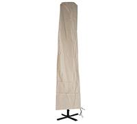 Housse de protection Meran pour parasol de marché jusqu'à 5m, housse de protection Cover avec fermeture éclair ~ crème