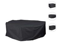 Housse de protection HWC-J41, bâche de protection Housse de protection, salon de jardin Outdoor Garniture, anthracite ~ rond Ø 310cm