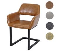 Chaise mendler H. 80 cm non pliable interieur en metal marron Marron G