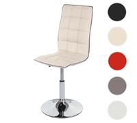 Mendler HWC-C41 - Chaise de salle à manger - Similicuir crème