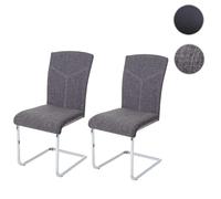 Mendler HWC-F36 - Chaise de cuisine grise