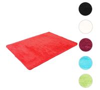 Tapis Hwc-F69, Shaggy, Épais, Poil Long, Tissu/Textile, Cotonneux, Doux, 200x140cm Rouge