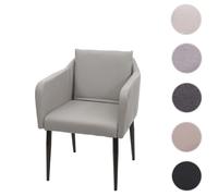Mendler HWC-H93 Chaise - Similicuir Taupe